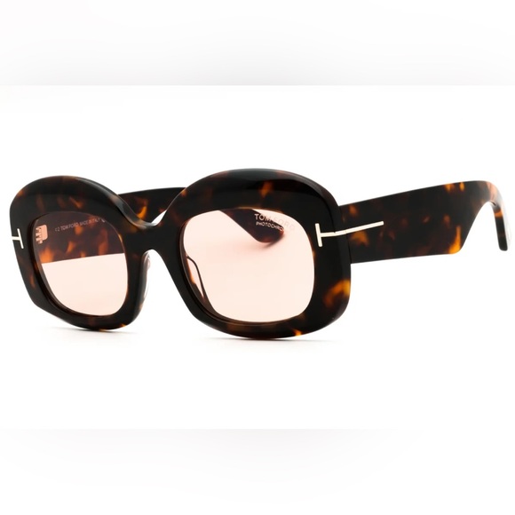 Tom Ford sunglasses FT1219 52Y Dark Havana